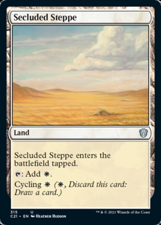 Secluded Steppe [Commander 2021] | Sanctuary Gaming