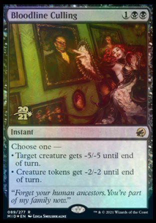 Bloodline Culling [Innistrad: Midnight Hunt Prerelease Promos] | Sanctuary Gaming
