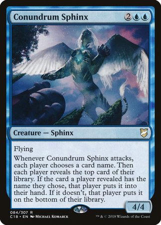 Conundrum Sphinx [Commander 2018] | Sanctuary Gaming