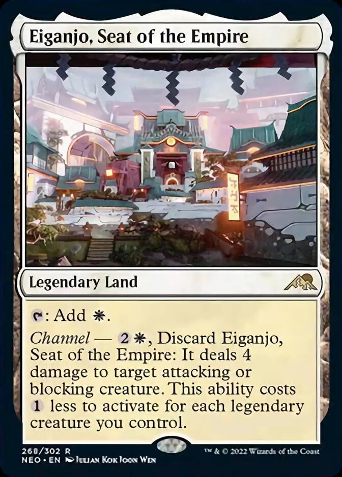 Eiganjo, Seat of the Empire [Kamigawa: Neon Dynasty] | Sanctuary Gaming