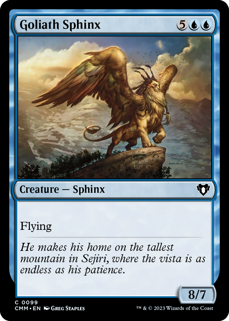 Goliath Sphinx [Commander Masters] | Sanctuary Gaming