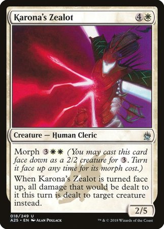 Karona's Zealot [Masters 25] | Sanctuary Gaming