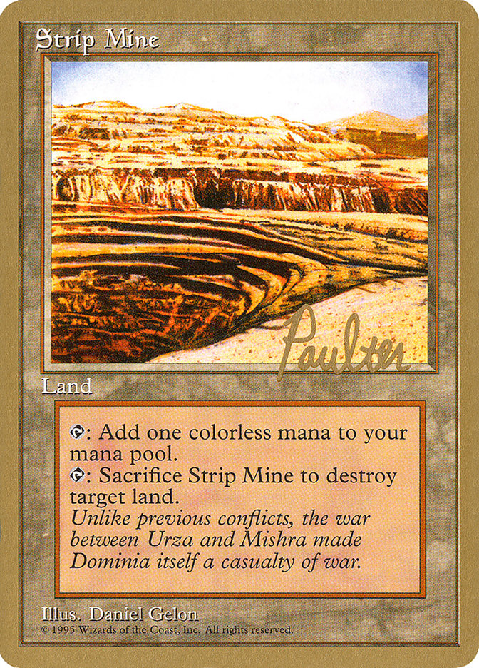 Strip Mine (Preston Poulter) [Pro Tour Collector Set] | Sanctuary Gaming