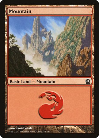 Mountain (245) [Theros] | Sanctuary Gaming
