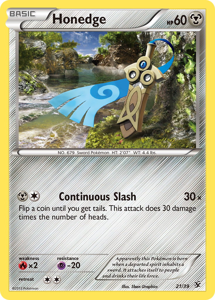 Honedge (21/39) [XY: Kalos Starter Set] | Sanctuary Gaming