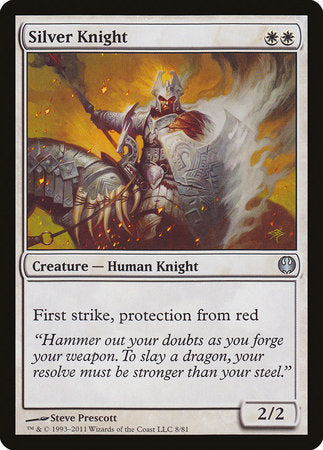 Silver Knight [Duel Decks: Knights vs. Dragons] | Sanctuary Gaming