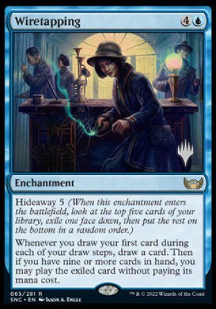 Wiretapping (Promo Pack) [Streets of New Capenna Promos] | Sanctuary Gaming
