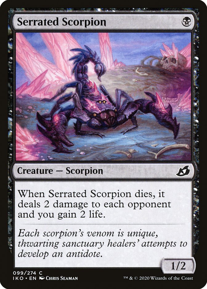 Serrated Scorpion [Ikoria: Lair of Behemoths] | Sanctuary Gaming