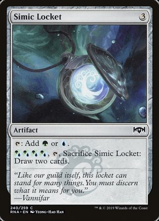 Simic Locket [Ravnica Allegiance] | Sanctuary Gaming