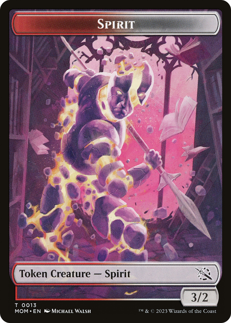 Elemental (09) // Spirit (13) Double-Sided Token [March of the Machine Tokens] | Sanctuary Gaming