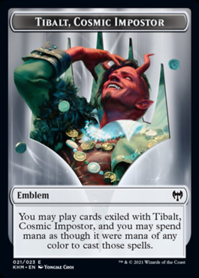 Emblem - Tibalt, Cosmic Impostor [Kaldheim] | Sanctuary Gaming
