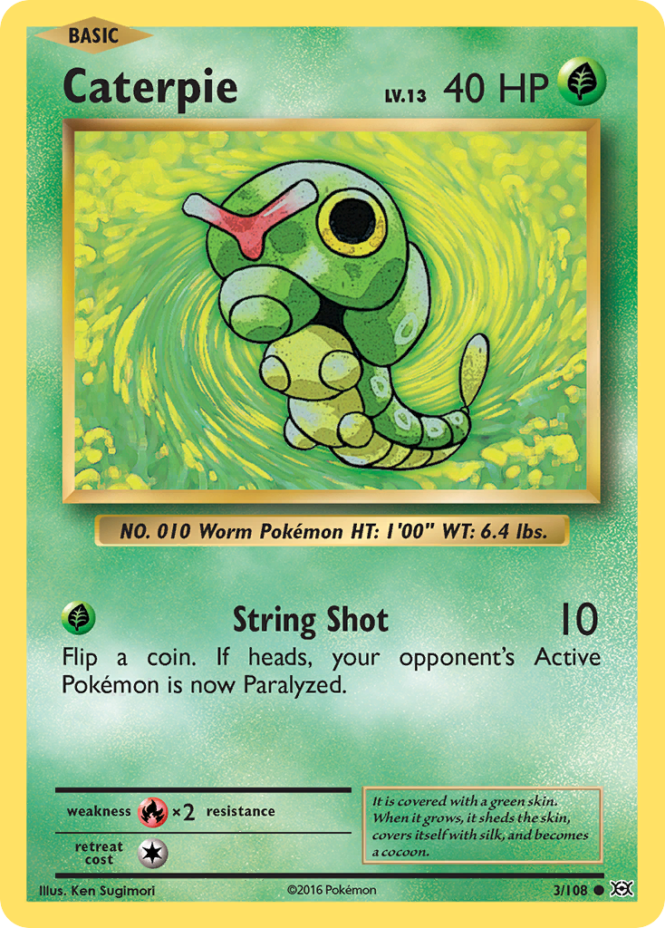 Caterpie (3/108) [XY: Evolutions] | Sanctuary Gaming