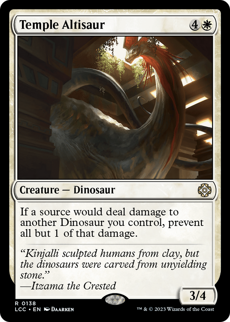 Temple Altisaur [The Lost Caverns of Ixalan Commander] | Sanctuary Gaming