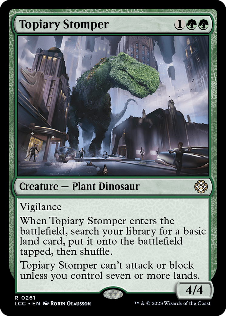 Topiary Stomper [The Lost Caverns of Ixalan Commander] | Sanctuary Gaming