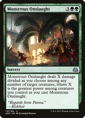 Monstrous Onslaught [Aether Revolt] | Sanctuary Gaming