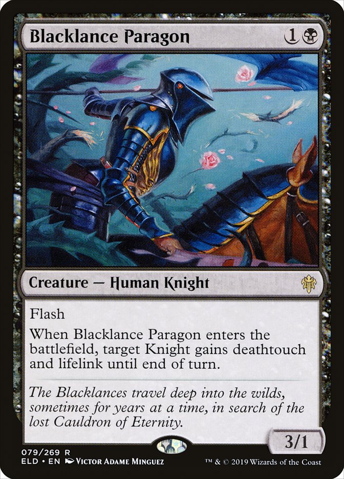 Blacklance Paragon [Throne of Eldraine] | Sanctuary Gaming
