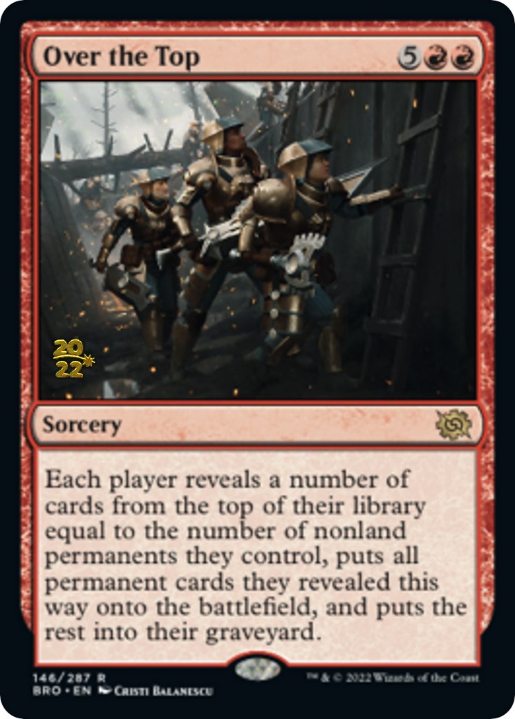 Over the Top [The Brothers' War: Prerelease Promos] | Sanctuary Gaming