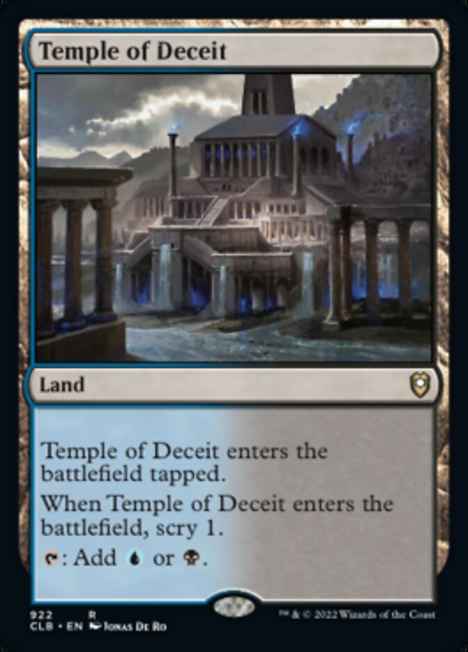 Temple of Deceit [Commander Legends: Battle for Baldur's Gate] | Sanctuary Gaming