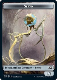 Servo // Soldier Double-sided Token [Double Masters Tokens] | Sanctuary Gaming