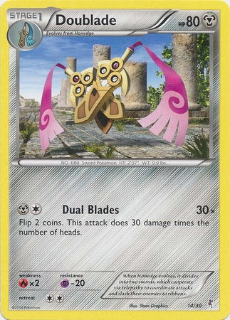 Doublade (14/30) [XY: Trainer Kit 1 - Bisharp] | Sanctuary Gaming