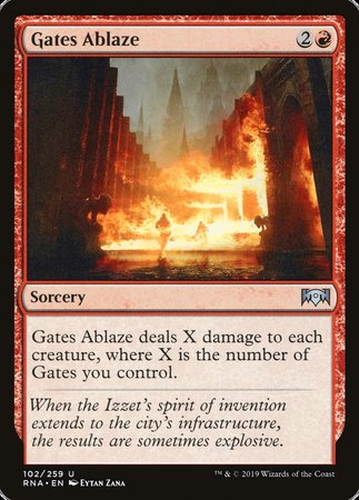 Gates Ablaze [Ravnica Allegiance] | Sanctuary Gaming