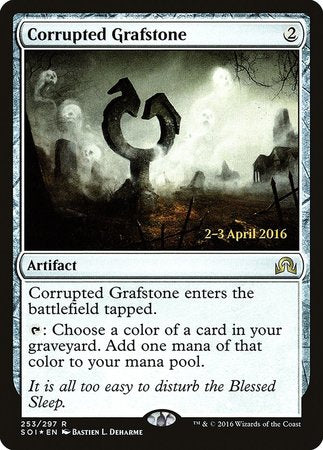 Corrupted Grafstone [Shadows over Innistrad Promos] | Sanctuary Gaming