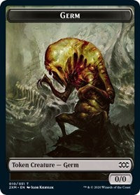 Germ // Human Soldier Double-sided Token [Double Masters Tokens] | Sanctuary Gaming