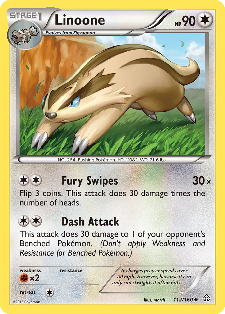 Linoone (112/160) [XY: Primal Clash] | Sanctuary Gaming