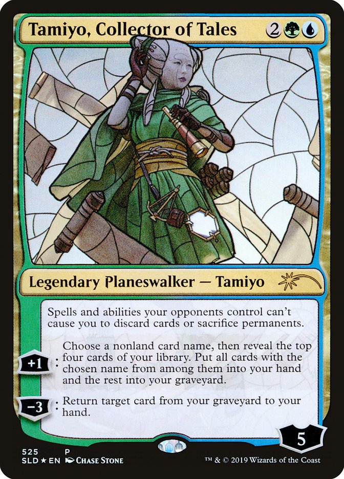 Tamiyo, Collector of Tales (Stained Glass) [Secret Lair Drop Promos] | Sanctuary Gaming