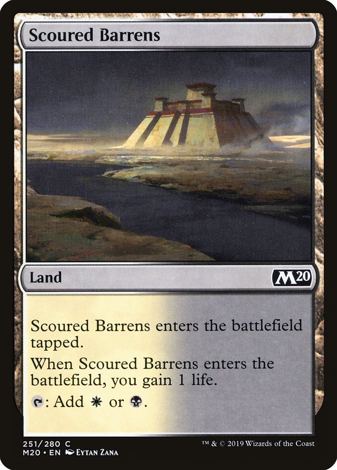 Scoured Barrens [Core Set 2020] | Sanctuary Gaming