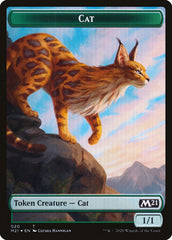 Beast // Cat (020) Double-sided Token [Core Set 2021 Tokens] | Sanctuary Gaming