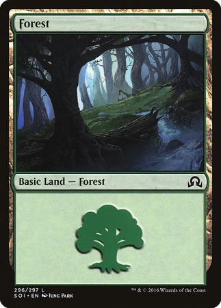 Forest (296) [Shadows over Innistrad] | Sanctuary Gaming