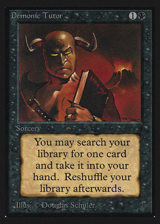 Demonic Tutor (IE) [Intl. Collectors’ Edition] | Sanctuary Gaming