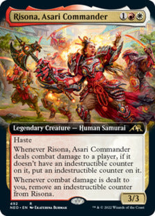 Risona, Asari Commander (Extended) [Kamigawa: Neon Dynasty] | Sanctuary Gaming