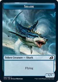Shark // Human Soldier (003) Double-sided Token [Ikoria: Lair of Behemoths Tokens] | Sanctuary Gaming