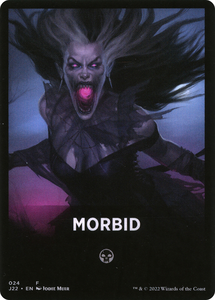 Morbid Theme Card [Jumpstart 2022 Front Cards] | Sanctuary Gaming