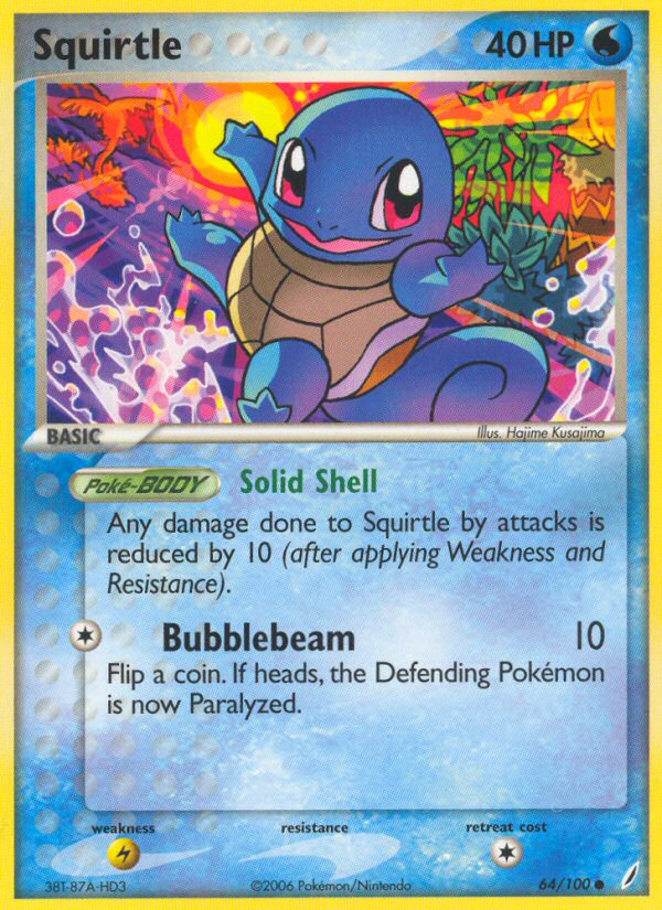 Squirtle (64/100) [EX: Crystal Guardians] | Sanctuary Gaming
