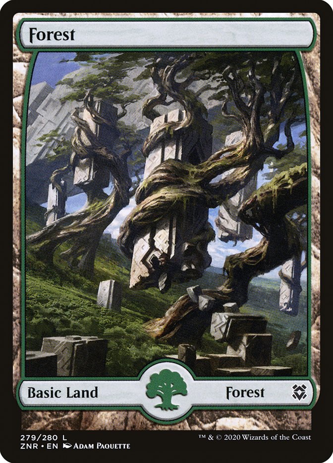 Forest (279) [Zendikar Rising] | Sanctuary Gaming