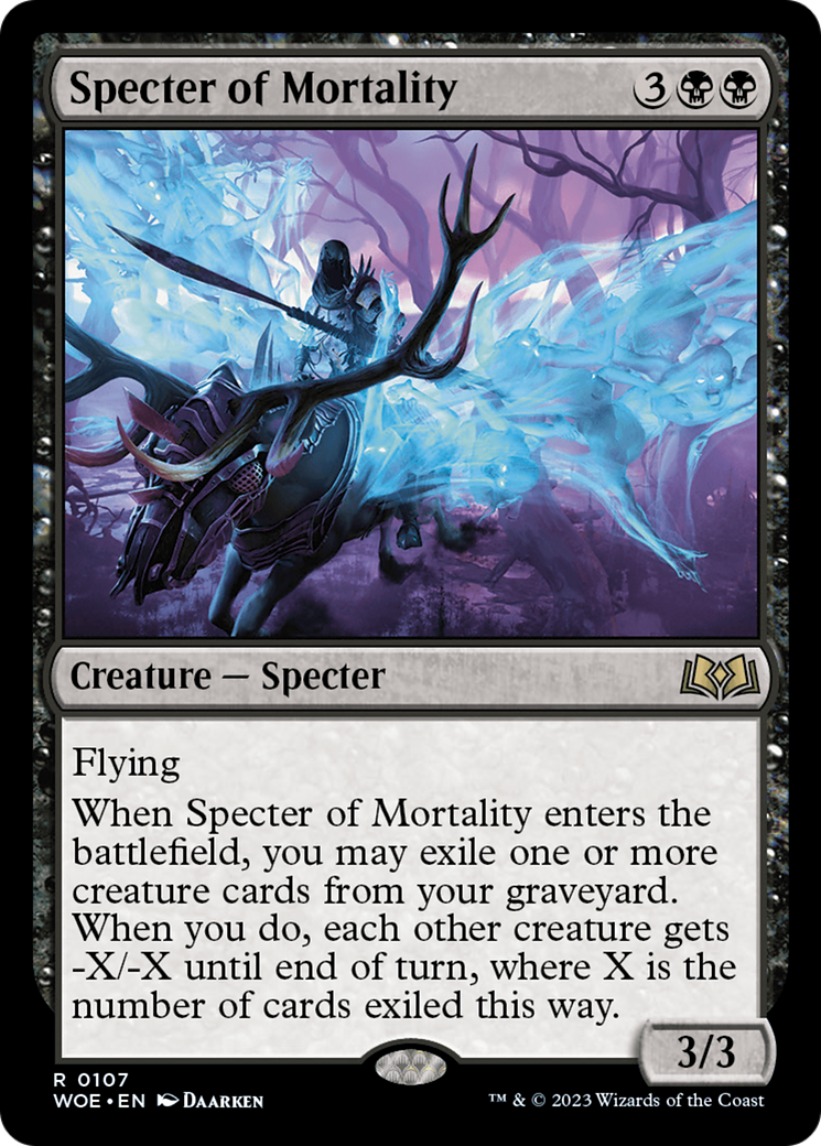 Specter of Mortality [Wilds of Eldraine] | Sanctuary Gaming