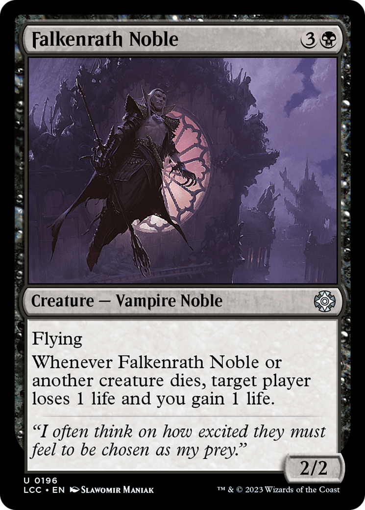 Falkenrath Noble [The Lost Caverns of Ixalan Commander] | Sanctuary Gaming