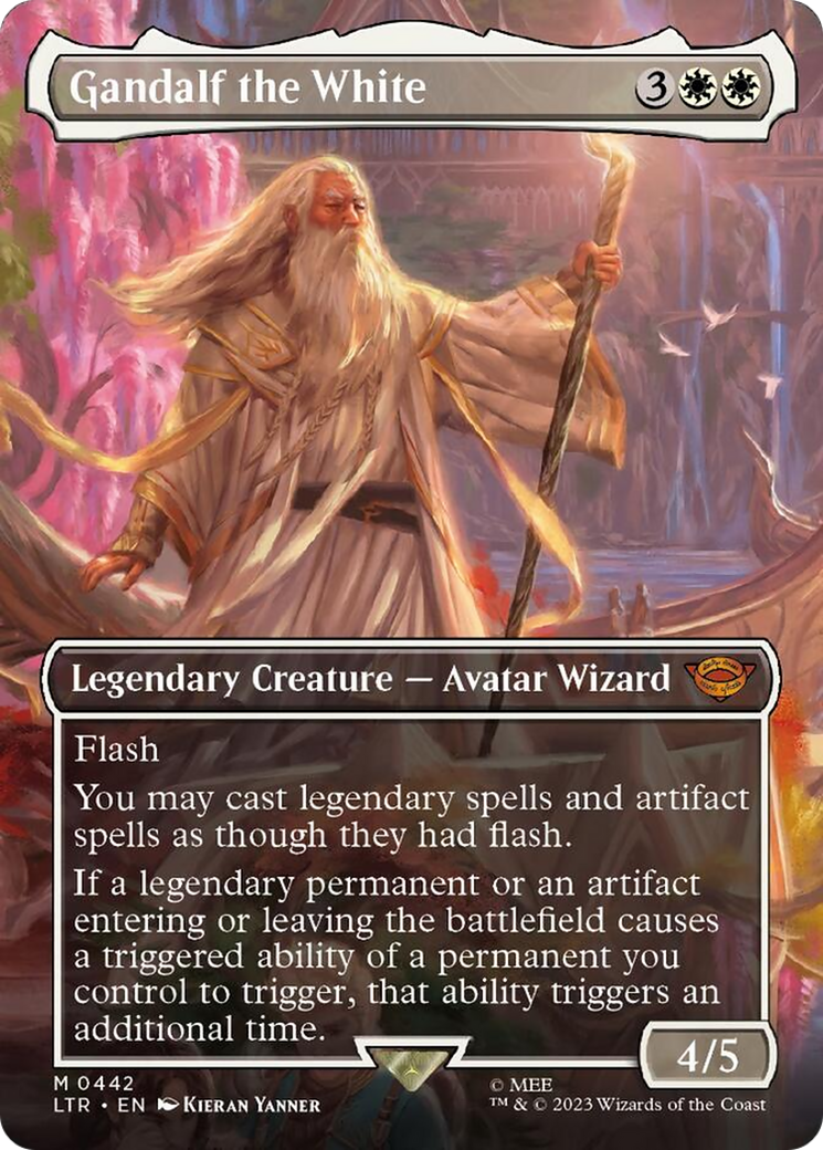 Gandalf the White (Borderless Alternate Art) [The Lord of the Rings: Tales of Middle-Earth] | Sanctuary Gaming