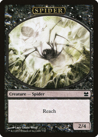 Spider Token (Black) [Modern Masters Tokens] | Sanctuary Gaming