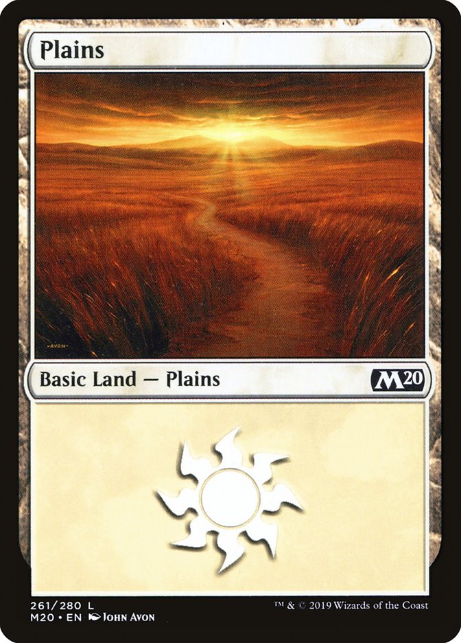 Plains (#261) [Core Set 2020] | Sanctuary Gaming