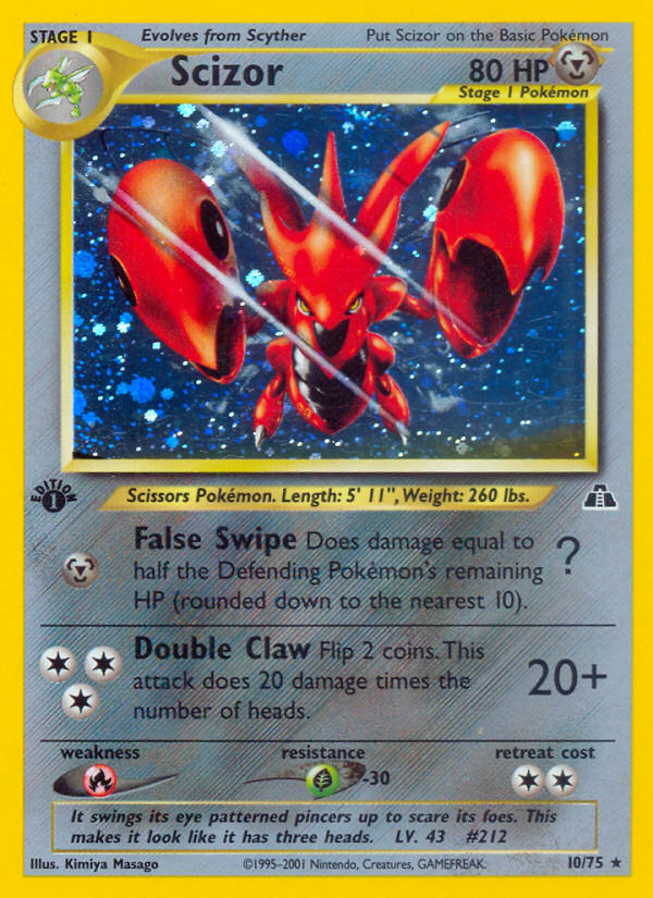 Scizor (10/75) [Neo Discovery 1st Edition] | Sanctuary Gaming