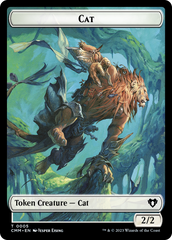 Clue // Cat (0005) Double-Sided Token [Commander Masters Tokens] | Sanctuary Gaming