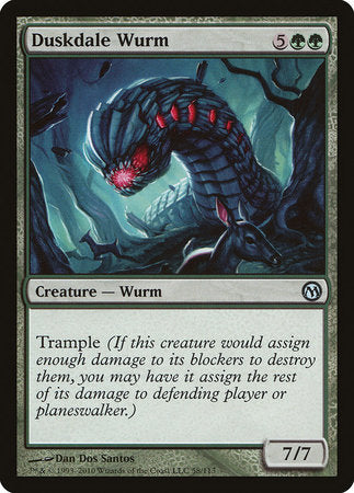 Duskdale Wurm [Duels of the Planeswalkers] | Sanctuary Gaming