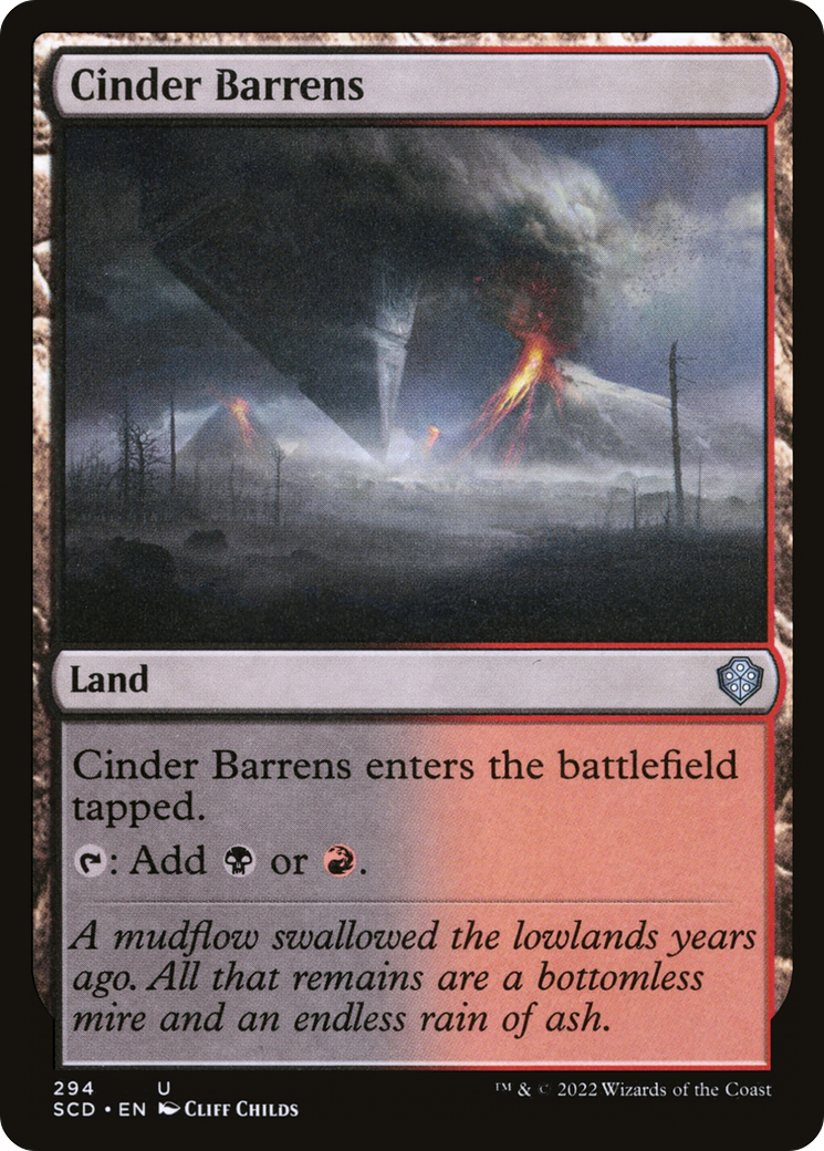 Cinder Barrens [Starter Commander Decks] | Sanctuary Gaming