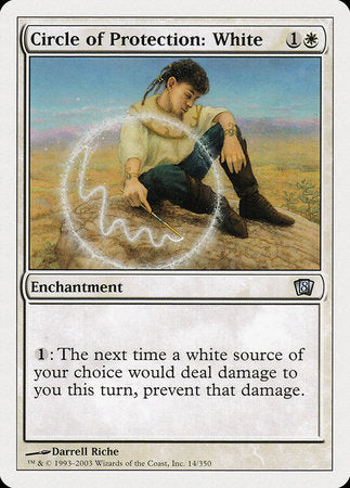 Circle of Protection: White [Eighth Edition] | Sanctuary Gaming