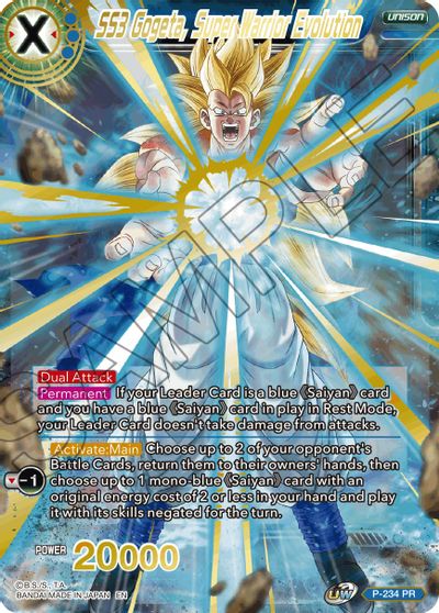 SS3 Gogeta, Super Warrior Evolution (Alternate Art) [P-234] | Sanctuary Gaming