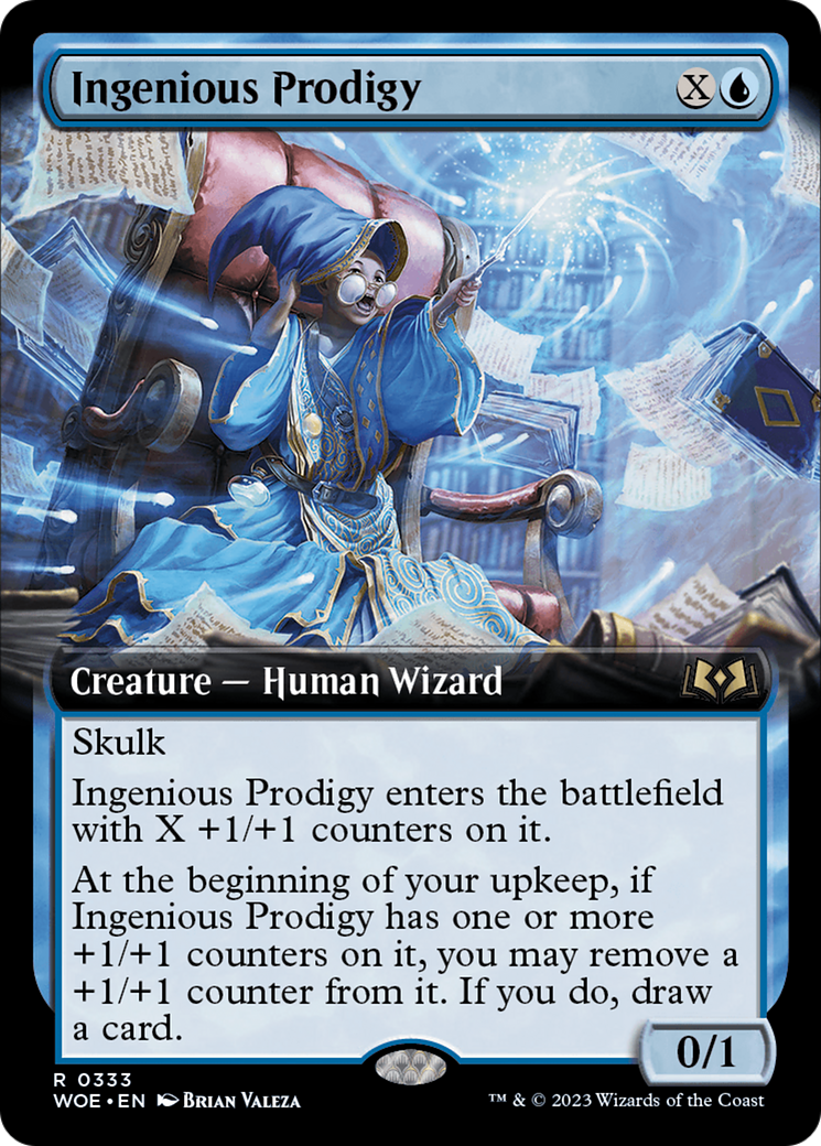 Ingenious Prodigy (Extended Art) [Wilds of Eldraine] | Sanctuary Gaming